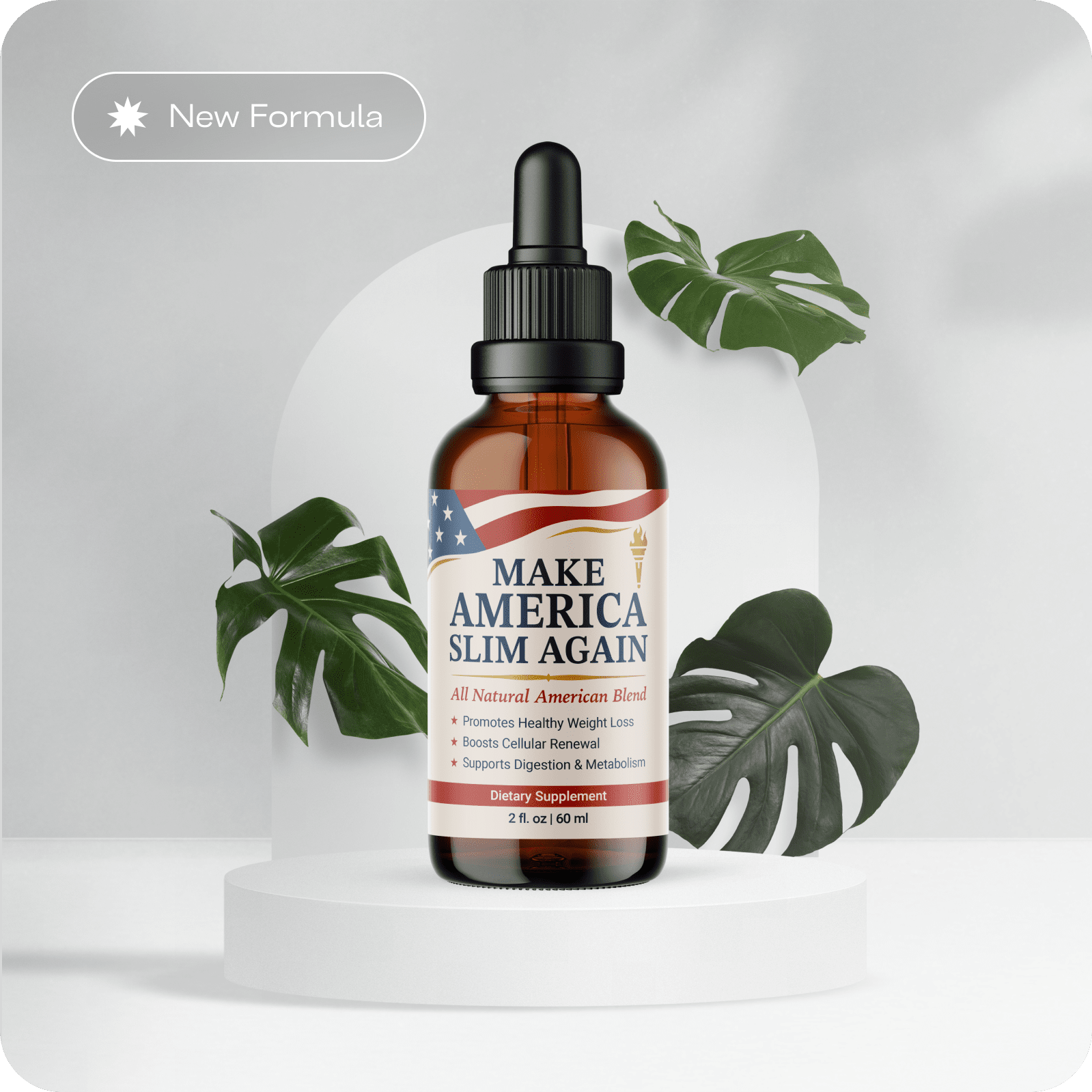 Make America Slim Again Honey-Based Weight Support Formula